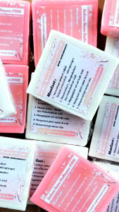 1LUSIN (12pcs) SABUN SUSU COLLAGEN PUTIH & PINK BPOM BY AYU (Bisa Cod)