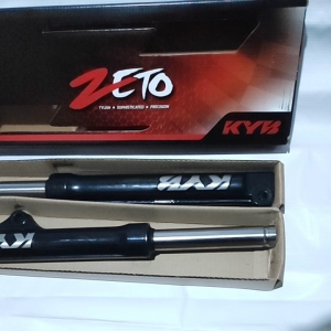 SHOCK DEPAN MIO KYB ZETO MIO 2008 2011 1SET WARNA MERAH HITAM ORIGINAL KYB ZETO