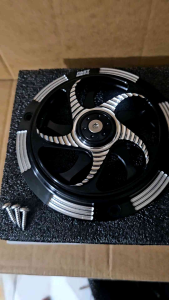 Spinner Tutup Kipas Radiator Bintang Flower Bulat Universal Nmax Aerox Lexi Adv Pcx Vario Beat Fazzio dll