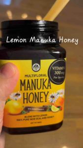 Aoraki Peak Lemon Manuka Honey 500g with added Vitamin C Immune Boost Natural Health Superfood