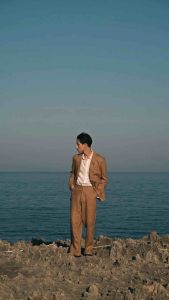 Quần dài linen nam suông cao cấp – màu kem nâu đất – nhẹ mát dễ phối đồ – DODEP