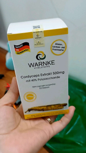 (Hàng công ty có tem)  Đông trùng hạ thảo Warnke lọ 120 viên