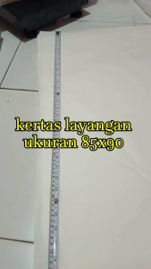 kertas layangan litho printing dua kebet geblus ukuran 85x90 isi 50 lembar