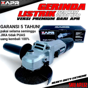 APR gerinda type AP132pro garansi resmi 5thn kualitas diatas m4kita angle grinder mesin gerinda 4inch