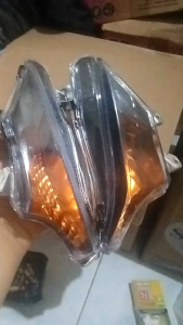 Sen Sein Reteng Depan Supra x Batman Coustom Hitam Oranye Glowing Parah Fullset Kualitas Terbaik