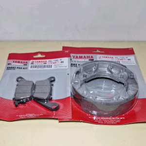 Paket kampas rem belakang mio m3+dispad cakram depan mio m3 mio gt 125 fino 125 xride 125 soul gt125