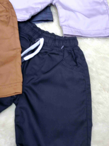 Celana chino pendek anak stik balik gymbor 468 101214/2-7 tahun