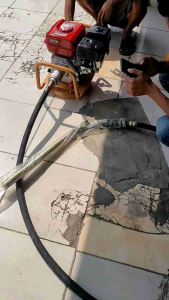 Mesin Pemadat Cor Beton Vibrator  TIGER 7.0HP+Selang Siap Pakai