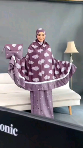 Mukena Dewasa Rayon Premium Renda Rajut Devika Size Super Jumbo