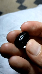 Batu akik combong hitam yahman wulung