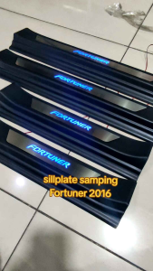 Sill plate samping lampu all new fortuner 2016 sillplate pijakan kaki samping mobil Toyota variasi eksterior