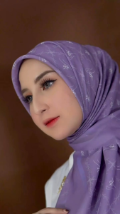 Shanaya Scarf Arrafi: Jilbab Hijab Kerudung Dewasa Segiempat Motif AR