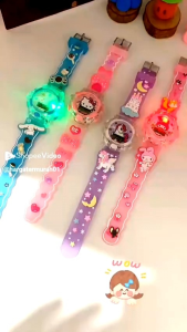 Jam Tangan Anak Cewek Sekolah Tk SD Smp Bisa Buat Kado Anak Perempuan Menyala dan Musik