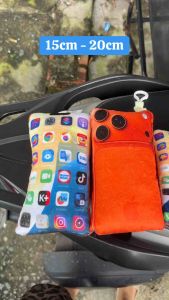 (KHO SỈ) GỐI ÔM 3D Điện Thoại ip 17 Loại 1-Lông Mịn-Bánh Snack-Bim Bim-Hảo Hảo-20cm