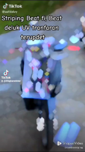 (COD) Striping sticker variasi UV tranfaran beat deluk beat fi 2020-2023 beat street anime