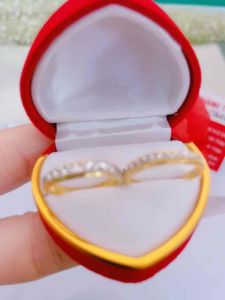Nhẫn đôi - nhẫn cưới phay siêu xinh - sáng long lanh cho các cặp đôi -ib sai .có bảo hành