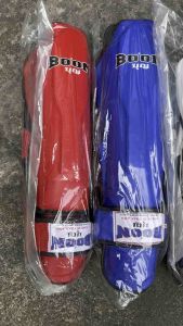 Boon Cowhide Leather Muay Thai Shin Guards Shin Pads Pair
