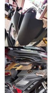 Y15ZR V2 BATMAN CUSTOM VISOR FRONT INNER TOP SET COVER