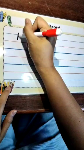 Laminated Whiteboard back to back with free marker and eraser