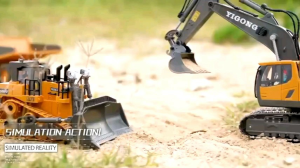 booom21 RC Dump Truck 1:24 9Ch 2.4G Paduan Truk Remote Control 9CH Mesin Remote Control