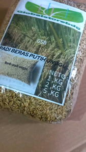 Kemasan 1 kg bibit benih padi beras putih super