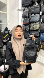 Tas Selempang Pria PEGE Brody Sling Bag Model Army Tactical - PG 9040