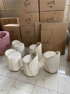 Stool Sandaran Lengkung Oval & Sofa Stool Minimalis: Desain Modern untuk Rumah Anda