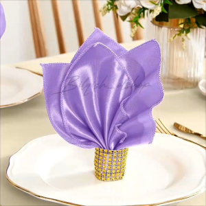 Napkin Hotel Resto Cafe Bahan Satin Serbet Napkin Ready Ukuran 30x30 40x40