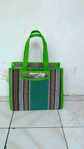 Tas Tenun Tikar Model Kotak Tutup Ukuran Jumbo