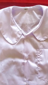 Baju Sekolah Krah Bundar Setelah TK Anak Perempuan