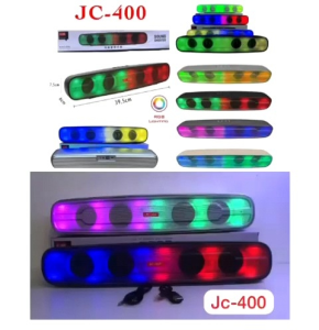 MB - Speaker Bluetooth RGB LED Light Colorful JC-400 High Power Sound / Speaker Wireless JC 400 Nirkabel
