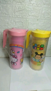 TEKO BERANAK TEKO GELAS SET KARAKTER 5 IN 1