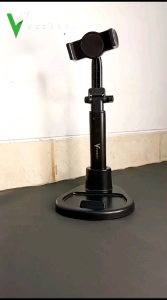 Verdant VH-108 2in1 Standing Holder HP Penyangga Broadcasting Putar 360° Desktop Untuk Meeting Review Vlog