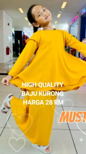 HIGH QUALITY BAJU KURUNG BUDAK SIZE 2 TAHUN SAMPAI 12 TAHUN.