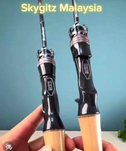 SKYGITZ MALAYSIA FishingFans Rancy Kingdom 2.0 Fuji ring Solid Tip Ultra Light Spinning Baitcasting Rod