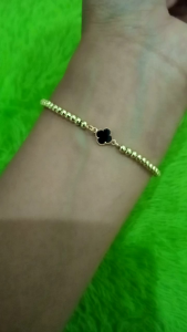 gelang serut biji bunga hitam 0 2 gram