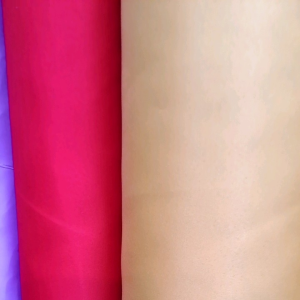 Pongee Geena silk by yard fabric in various colors for sewing and crafting.