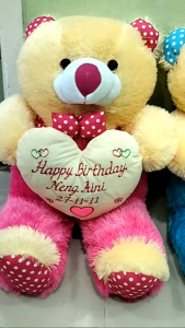 teddy bear jojon xl gratis ukir nama