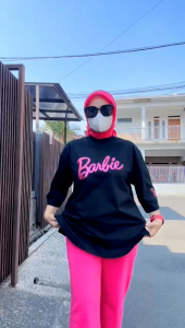 ONESET celana Barbie by Nio-Nio