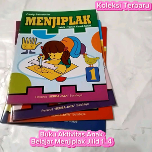 Buku Aktivitas Anak Belajar Menjiplak Gambar untuk Paud TK - SJ