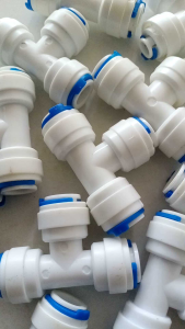 connector ro tee ORIGINAL selang 3/8 - selang 3/8 - selang 3/8 : gratis clip biru