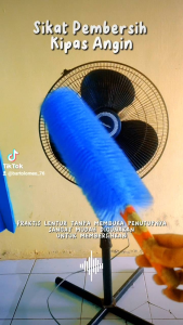 Sikat Pembersih Kipas Angin tanpa membuka tutupnya