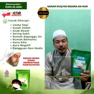 TERLARIS KEMASAN 100gr Garam An-Nur Original Hati2 Banyak Oknum Menjual Produk Palsu