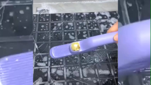 OHHDEER Multi-Function Rotating Crevice Cleaning Brush Hand-held 360° Rotating Corners Cleaning Tool for Toilet Kitchen