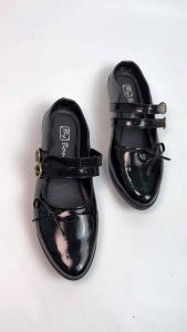 Sepatu Balet Flatshoes Wanita Sepatu Ballerina Cantik Tali Gesper bahan Karet