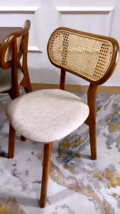 Meja makan / Kursi makan minimalis 4 kursi jok busa / Set Kursi Makan Rotan Retro Kayu Jati Jepara - Kursi Cafe Resto Terbaru - Meja Makan Minimalis Harga Murah - Lazada