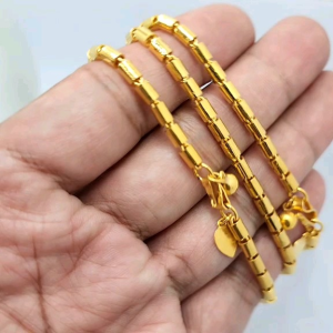 Gelang Bambu Banten Lapis Emas Goldplated