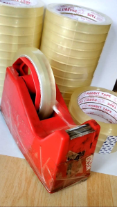 Lakban Bening RABBIT TAPE 1/2 inch 12mm merekat kuat isolasi bening | M jindan store