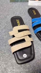 Sandal Selop Wanita Zara Aksen Y Sandal Kekinian Korean Style Kode SM15