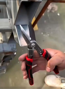Kéo Cắt Đa Năng DELIXI Công Nghiệp 8.5" - Thép CR-V Chống Gỉ Lưỡi Răng Cưa Chống Trượt Cực Khỏe